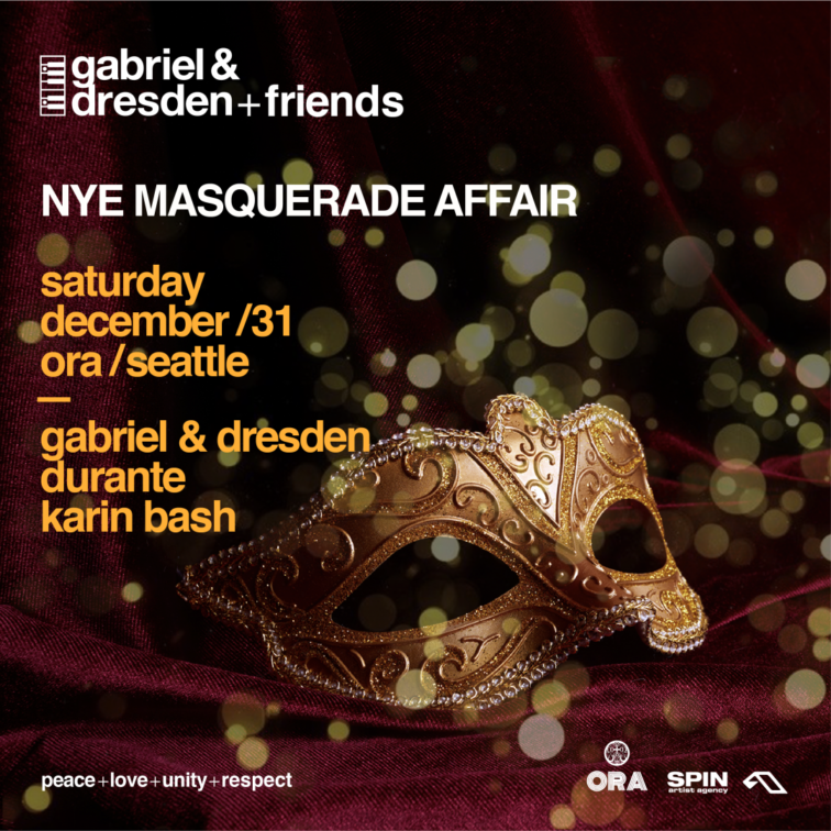 New Year Eve 2023 with Gabriel & Dresden + Friends A Masquerade Affair at Ora